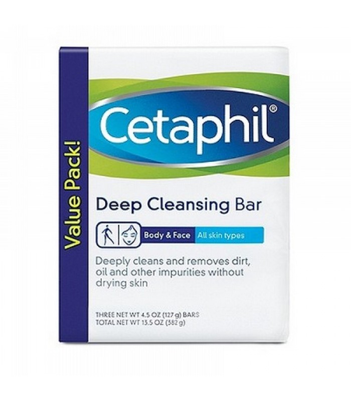 Cetaphil Deep Cleansing Bar Value Pack
