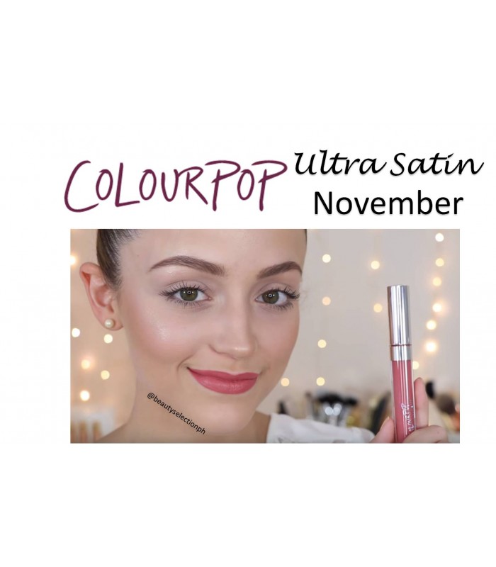 Colourpop NOVEMBER Ultra Satin Lip