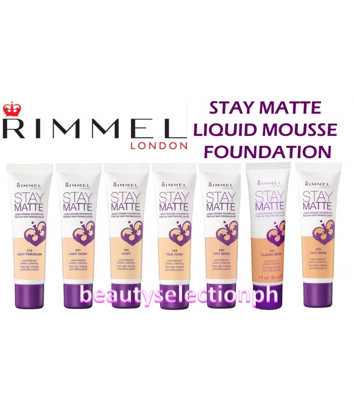 Rimmel Stay Matte Liquid Mousse Foundation