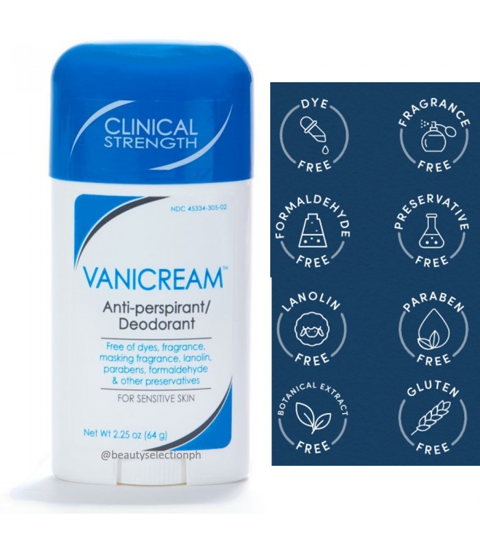 Vanicream Antiperspirant Deodorant for Sensitive Skin