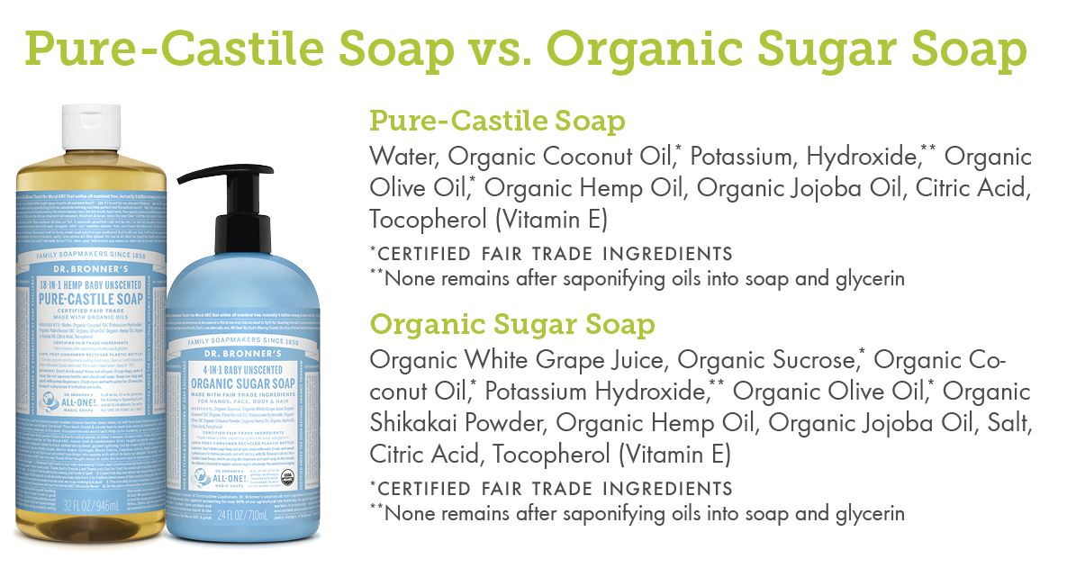 Dr Bronner's LEMONGRASS LIME Organic Sugar Soap